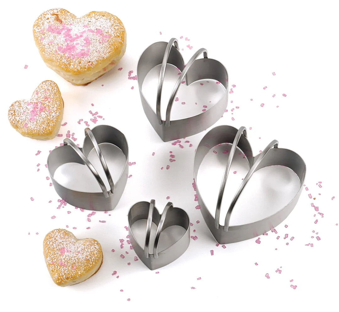 Biscuit Cutters S/4 Heart