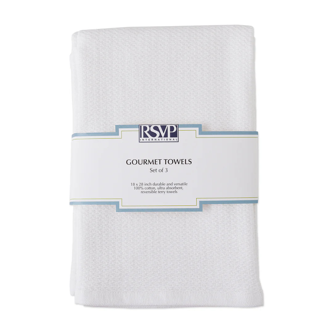 Reverse Terry Towel S/3