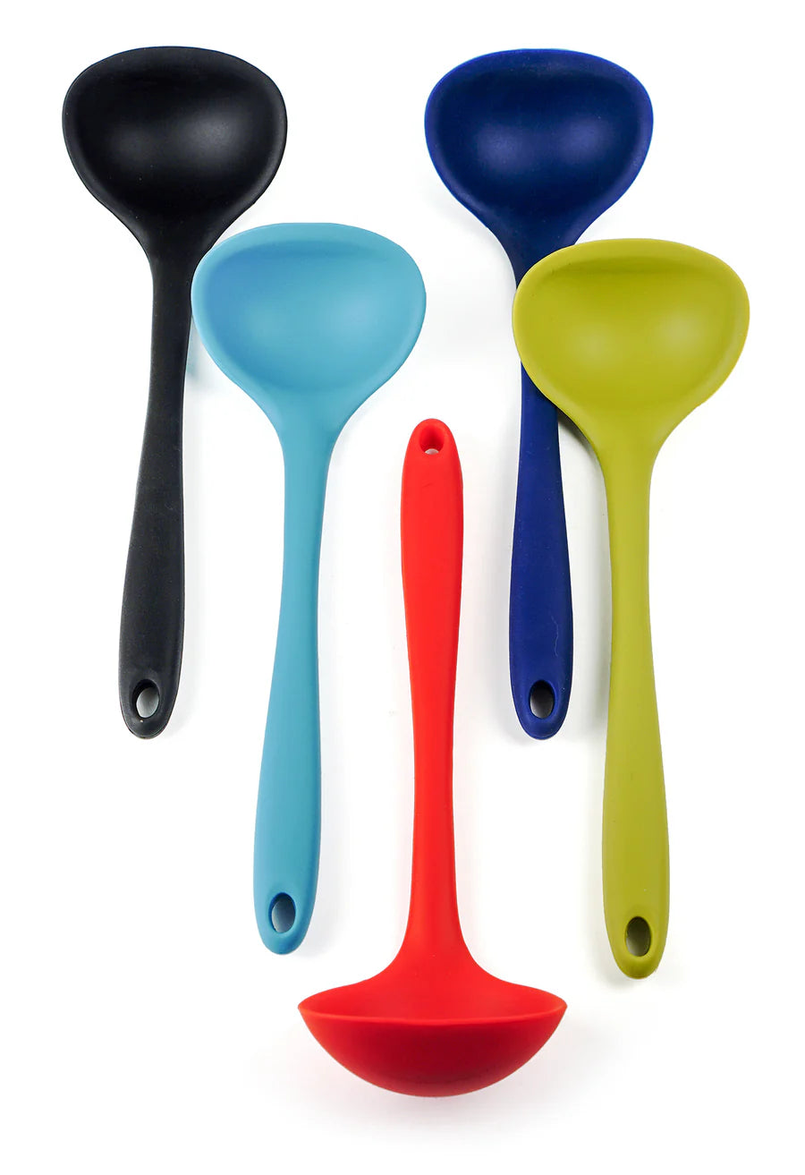 RSVP Blue Silicone Ladle