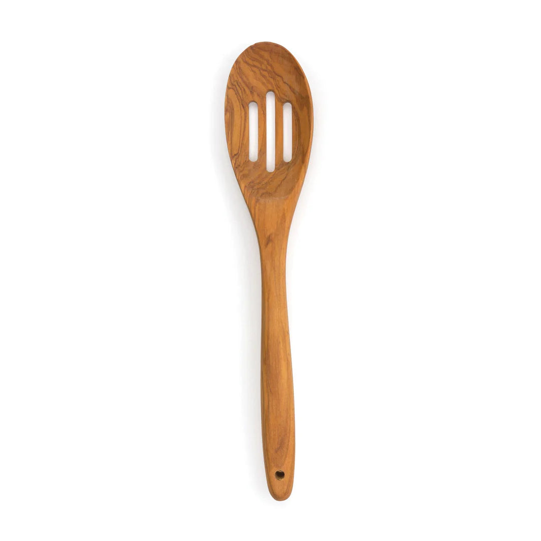 Olive Wood Slotted Spoon 12”
