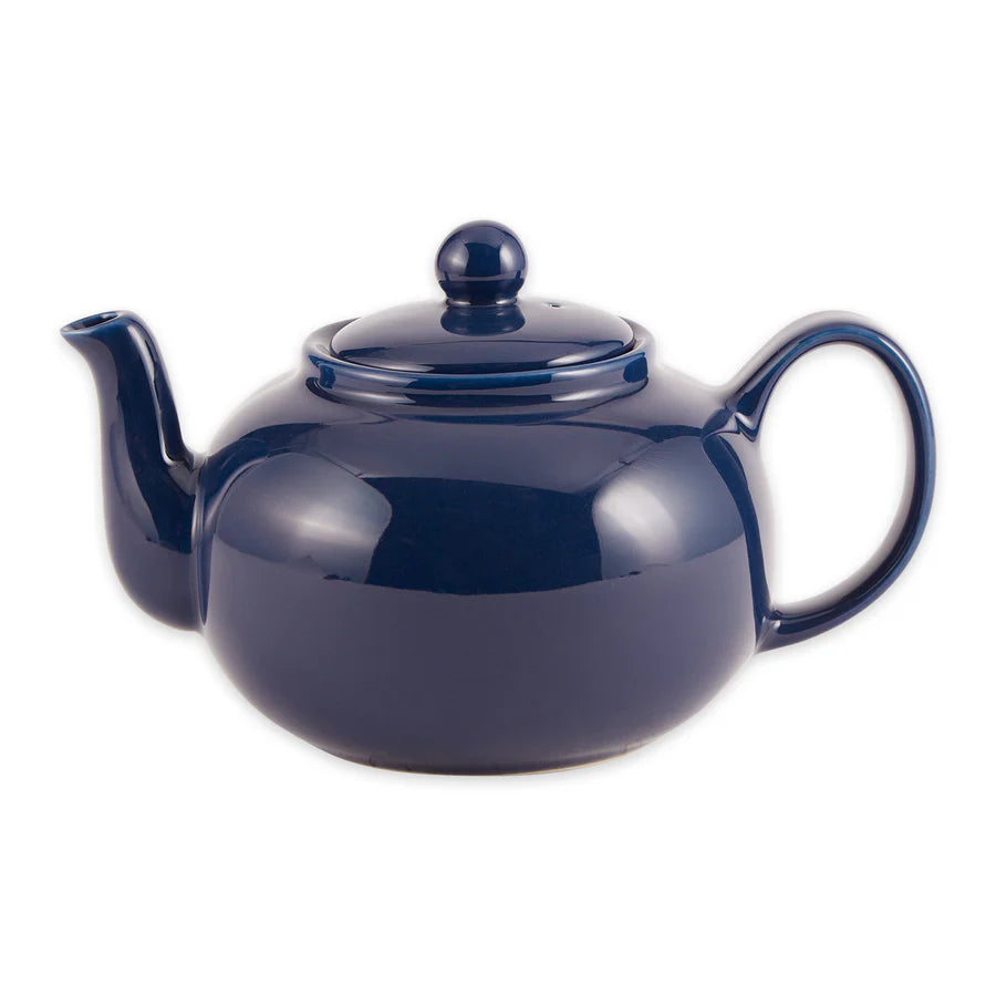 Stoneware Teapot Blue