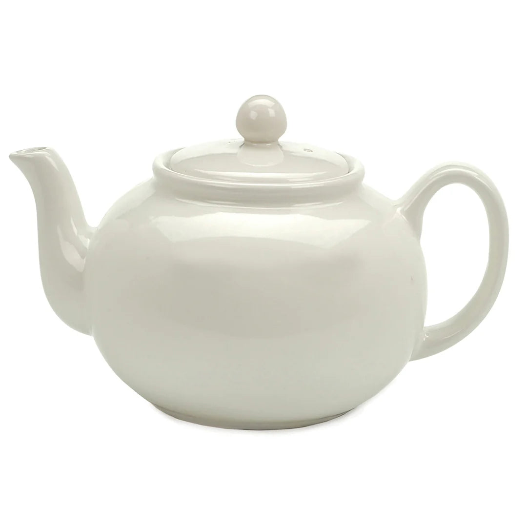 Stoneware Teapot White
