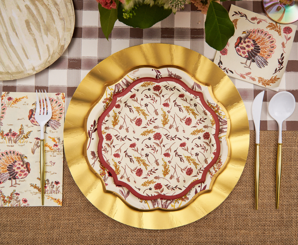 Amber Harvest Salad Plates/8pk