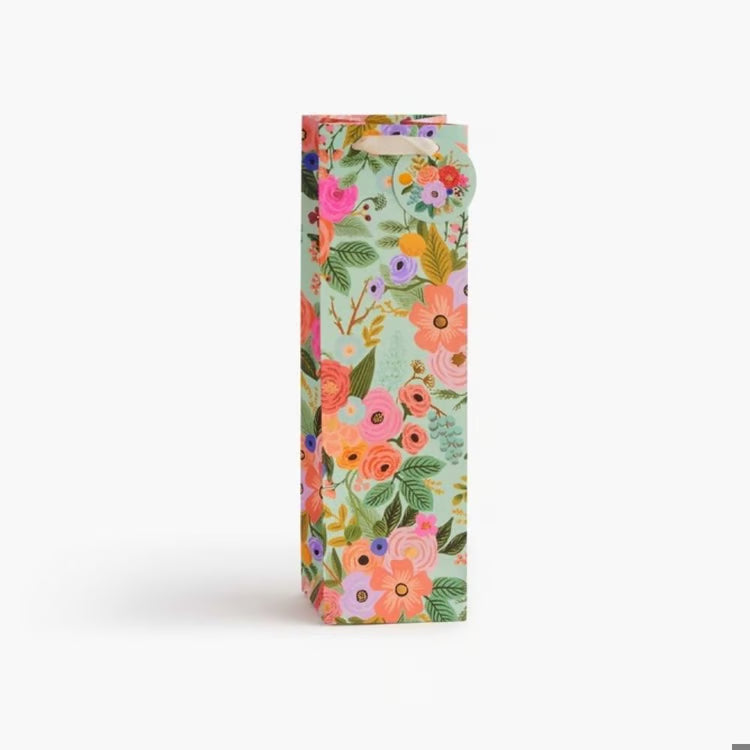 Garden Party Wine Gift Bag