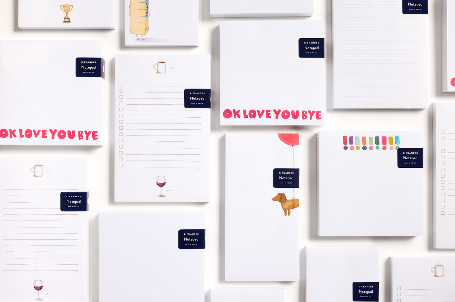 Happy Dots Chunky Square Notepad