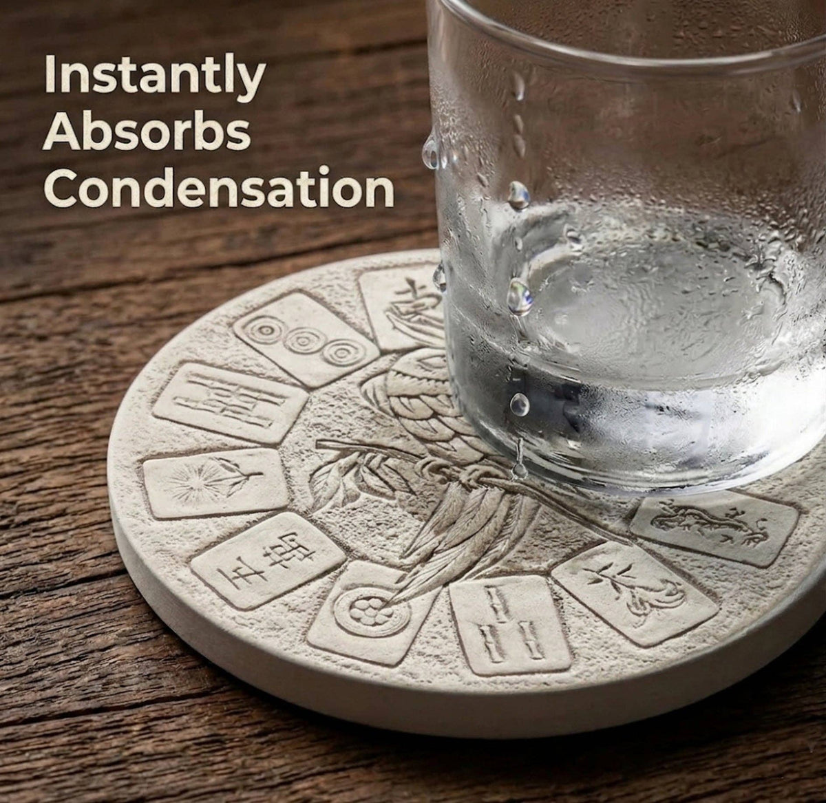 Mahjong Absorbent Drink Coasters