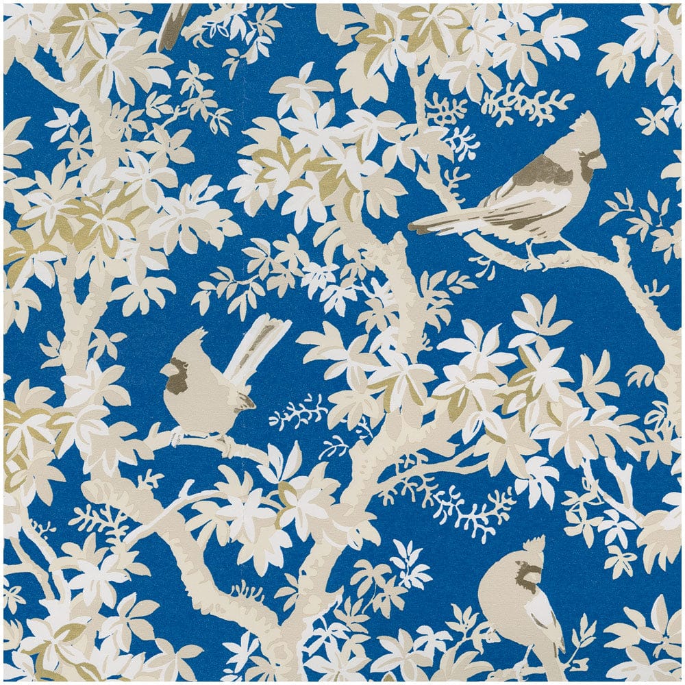 Scenic Songbirds China Blue Roll Wrap