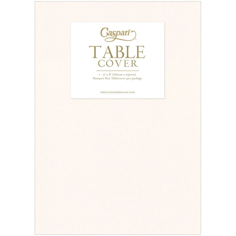 Paper Linen Tablecover : Ivory Solid Airlaid