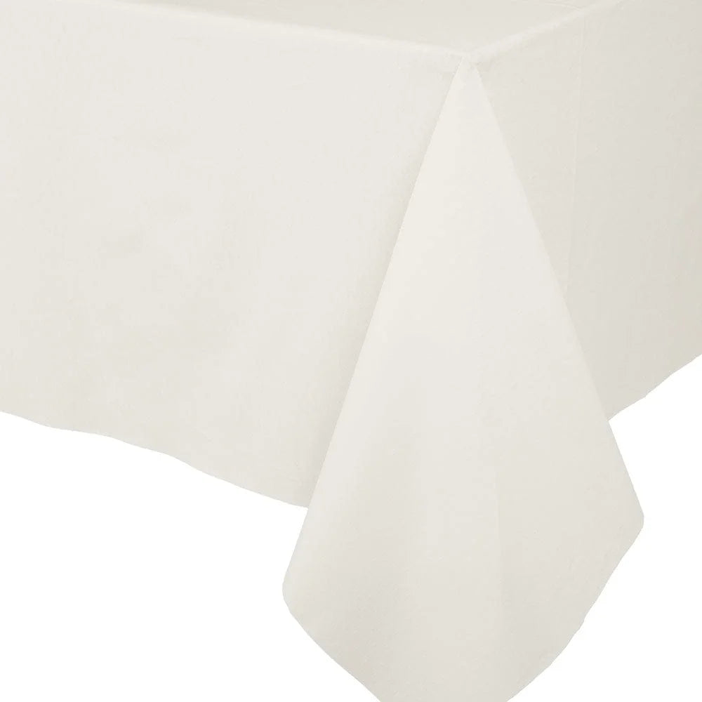 Paper Linen Tablecover : Ivory Solid Airlaid