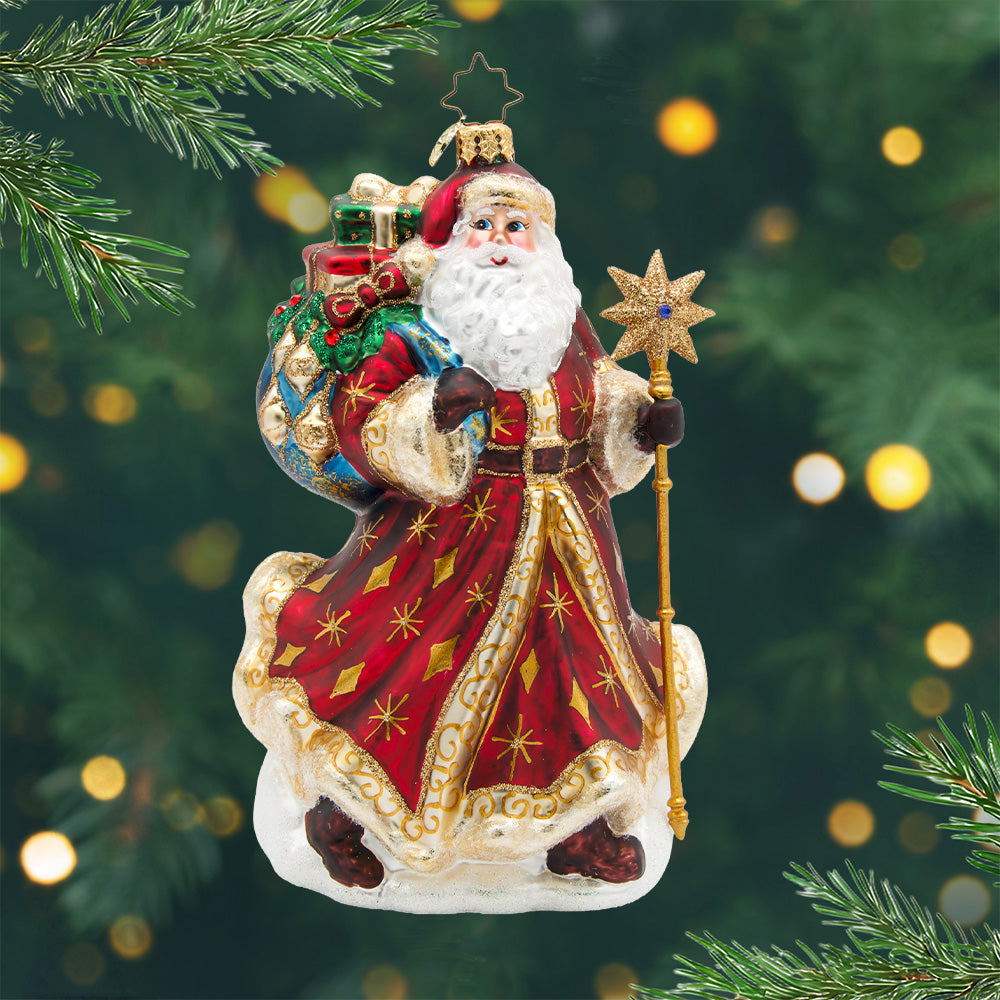 Starlight Keepsake Santa by Christopher Radko