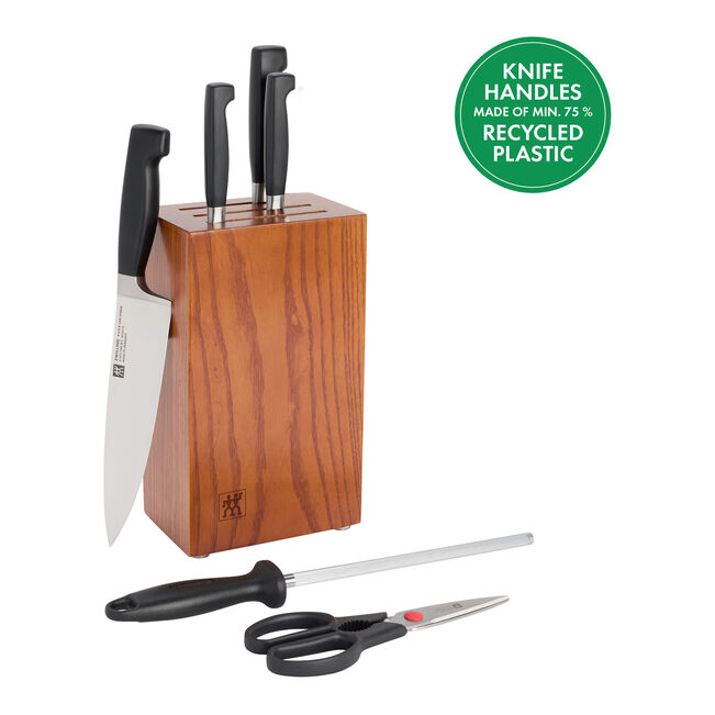 Four Star 7pc Upright Knife Block Set