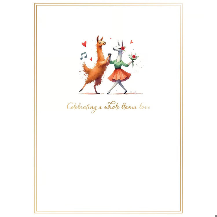 "Whole Llama Love" Card