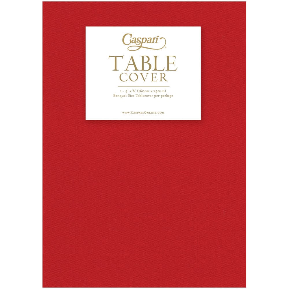 Tablecover : Red Paper Linen Solid Airlaid Tablecover