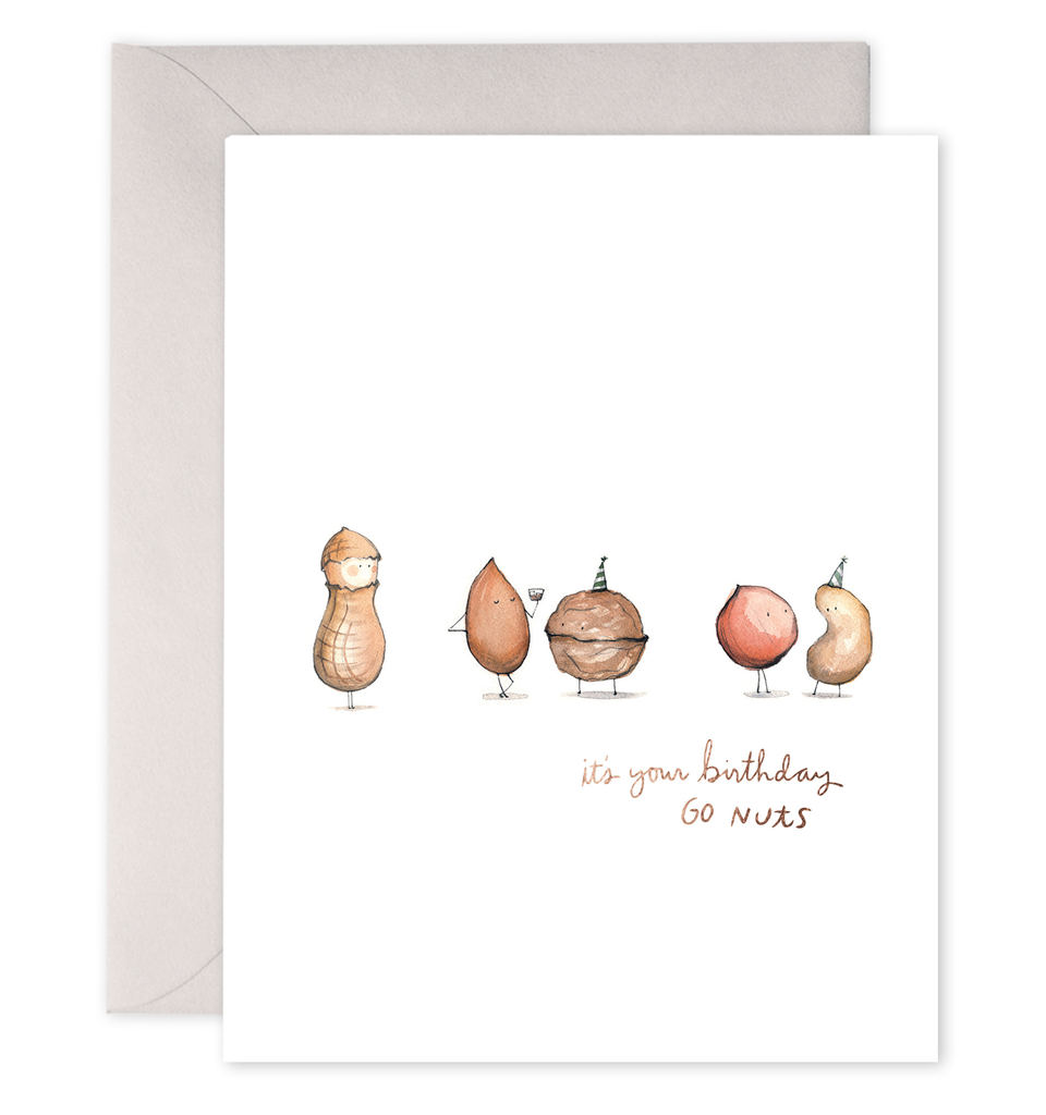 Go Nuts Birthday Greeting Card