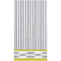 Boho Stripe Grey Guest Towel