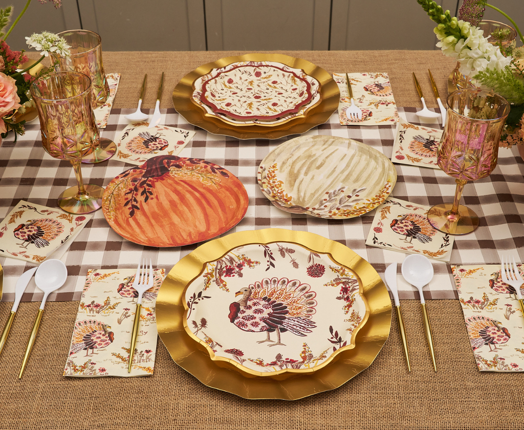 Amber Harvest Cocktail Napkins/26pk