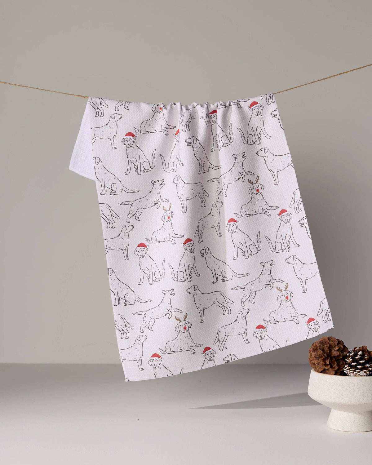 Festive Labs Tea Towel - Holiday 2026