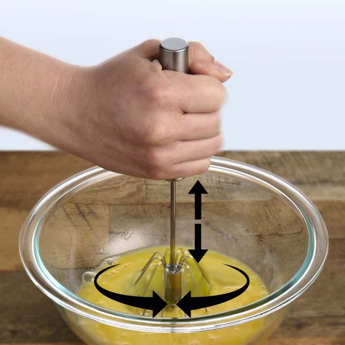 Mrs. Anderson's Baking Stainless Steel Rotary Whisk Blender