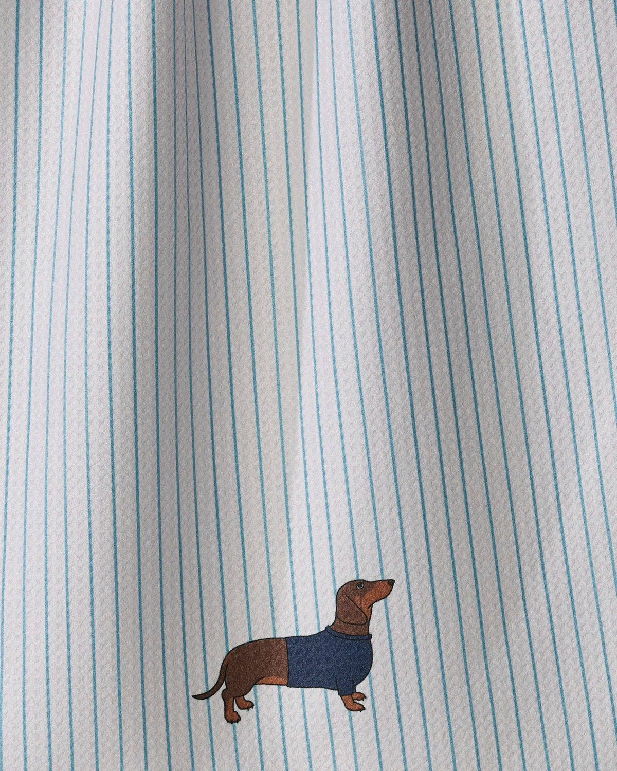 Doxie Stripe Tea Towel