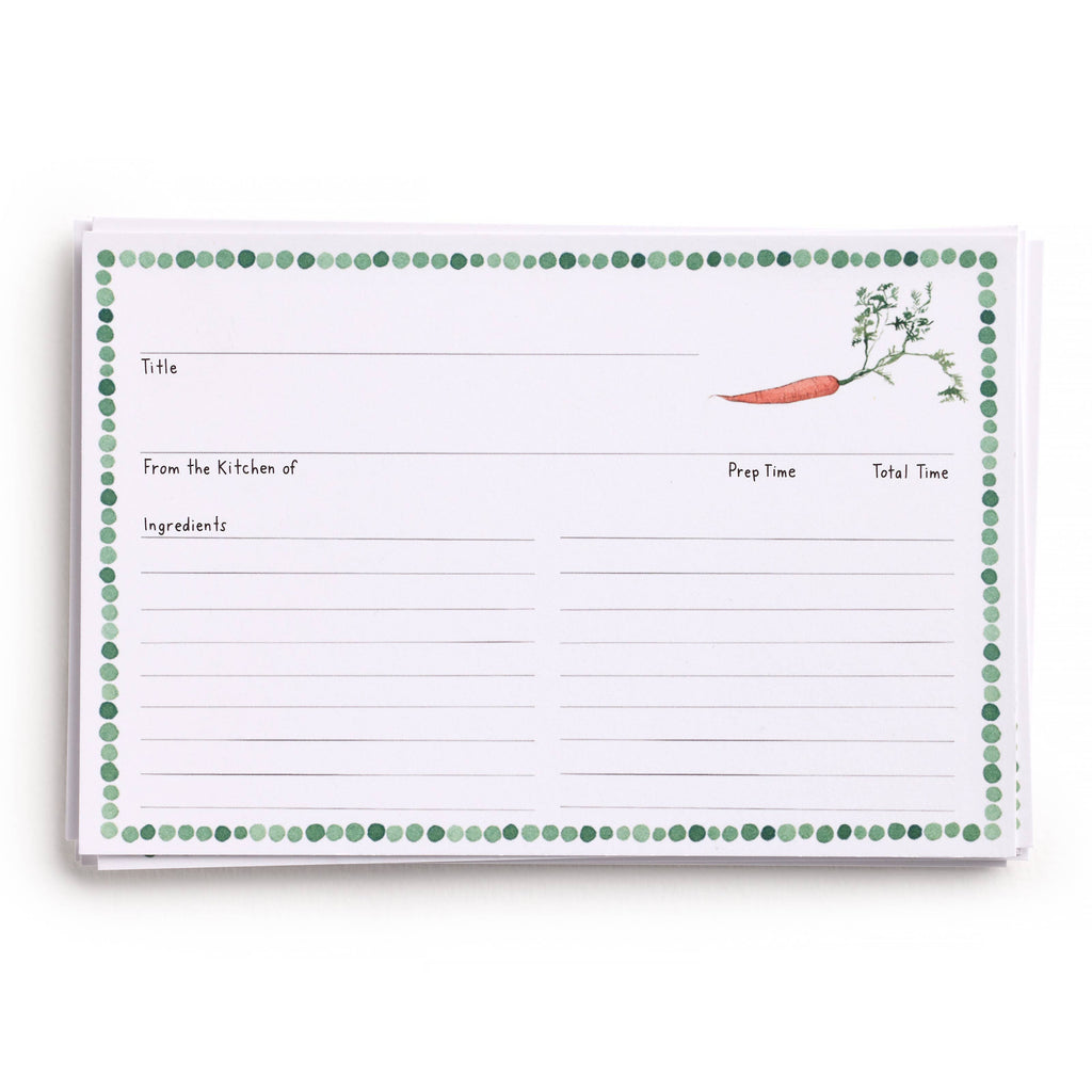 Farm to Table Recipe Card Set