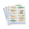 Cocktail Napkins : Black Floral Market