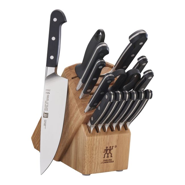 Zwilling Pro 16-pc, Knife block set, natural