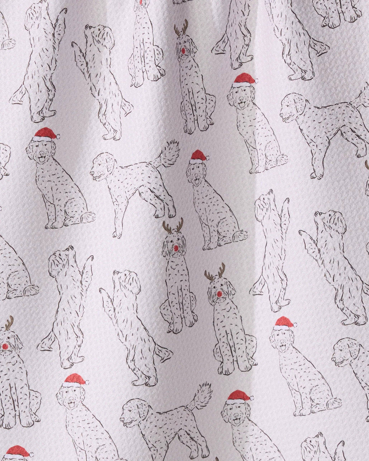 Festive Doodles Tea Towel - Holiday 2026