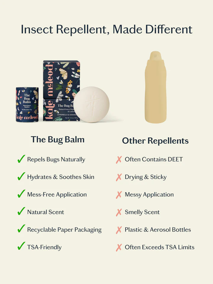 The Bug Balm -- All-Natural Insect Repellant - Moisture Stick