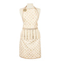 Mocha Check Apron