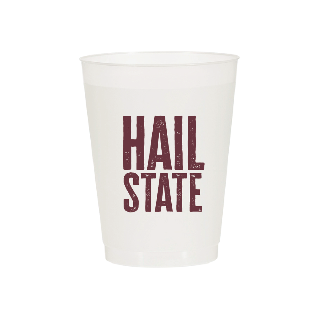 Hail State Rough Cups