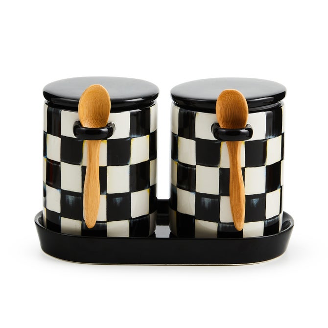 Farmhouse Canisters Set of 2 :
