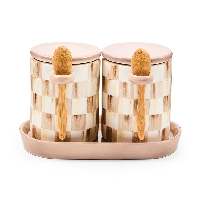 Farmhouse Canisters Set of 2 :
