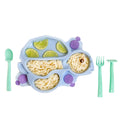 Blue Turtle Suction Plate & training utensils