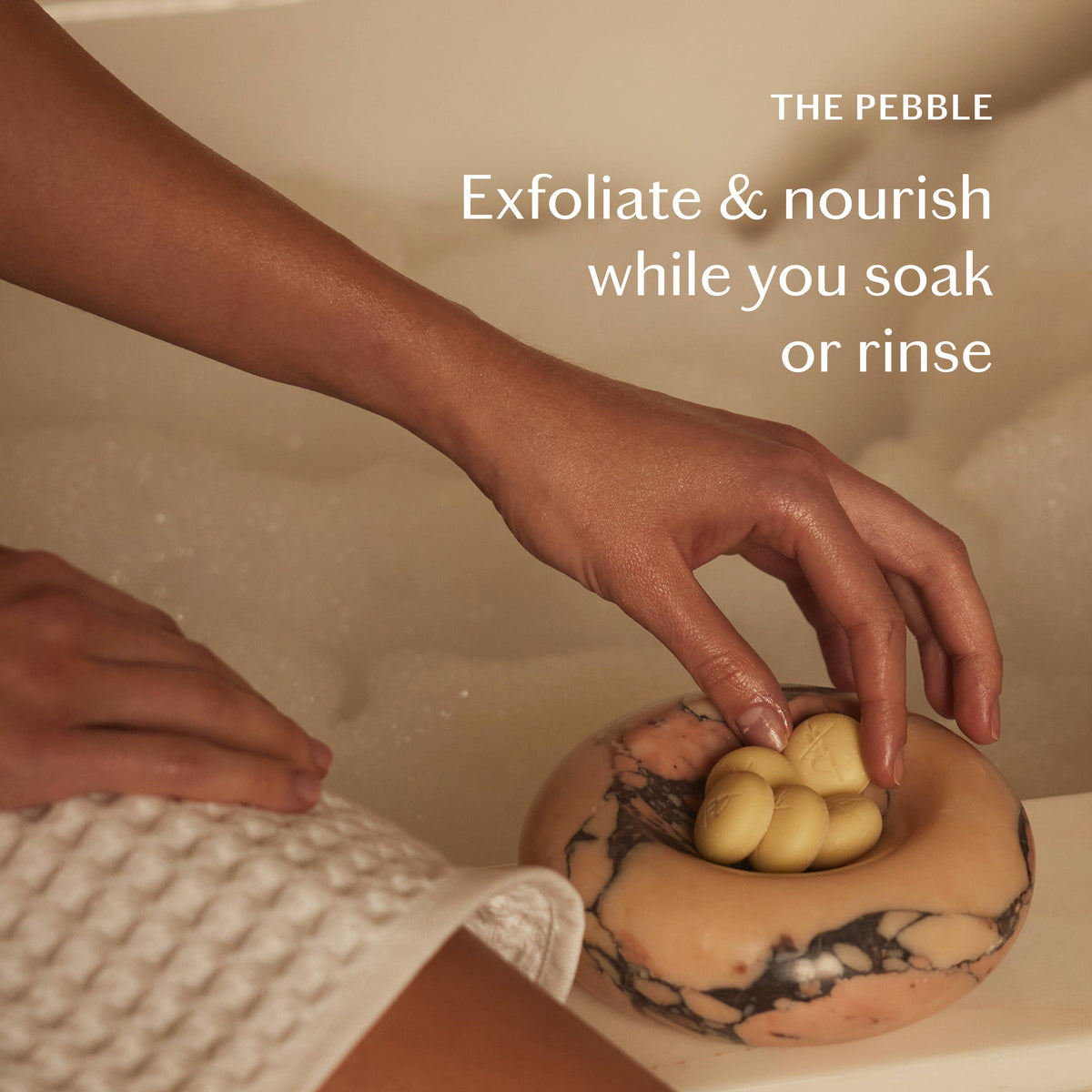 Palo Santo & Vetiver Pebble | Bath & Shower Oil
