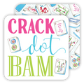 Crack Dot Bam Paper Coasters