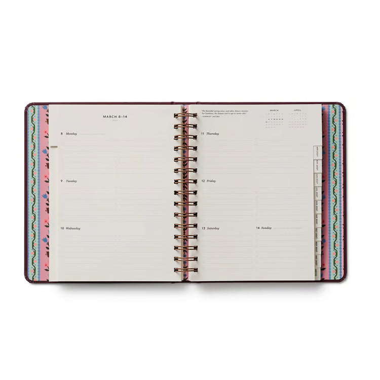 2027 Ladies Night Book Club 17-Month Academic Covered Spiral Planner