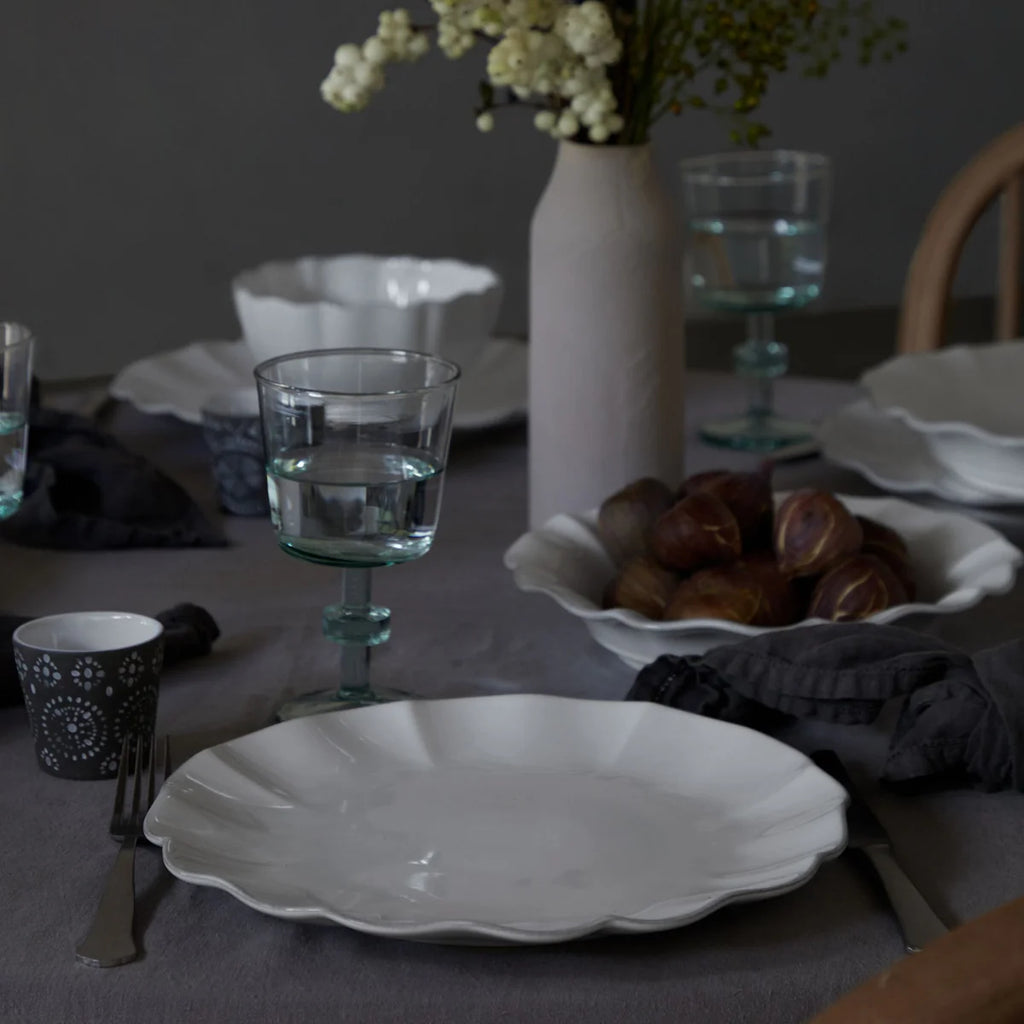 Rosa Dinner Plate White