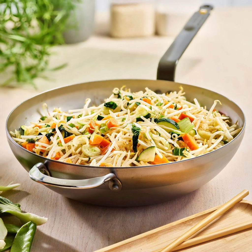 Mineral B Carbon Steel Wok 12.5"