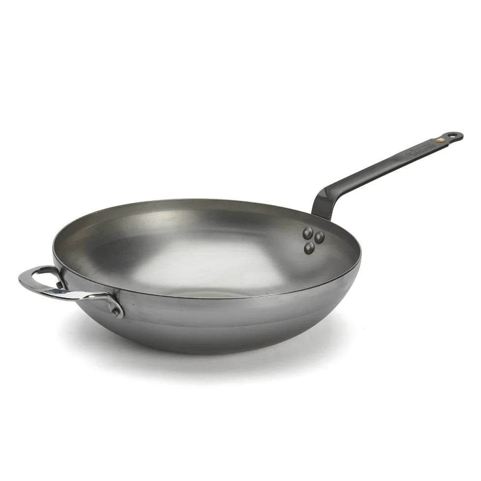 Mineral B Carbon Steel Wok 12.5"
