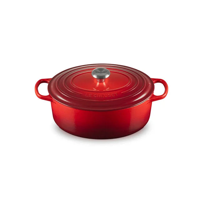 Cerise 6.75 qt. Oval French Oven by Le Creuset