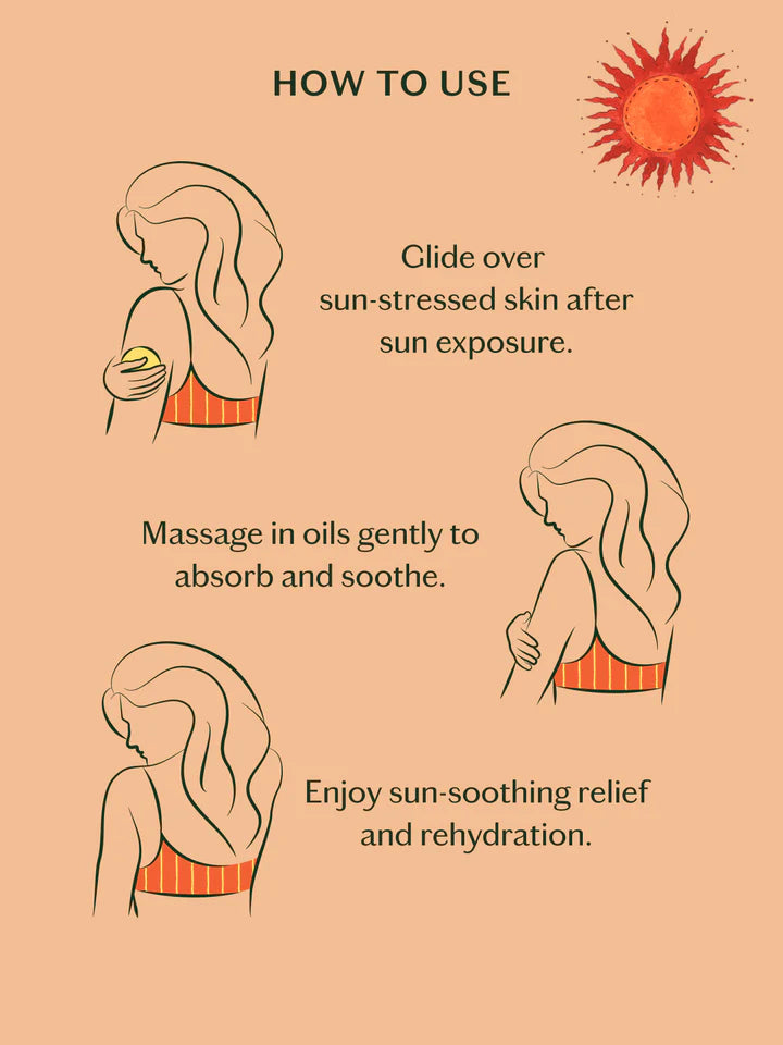 The Sun Stone - After Sun Balm & Lotion Bar