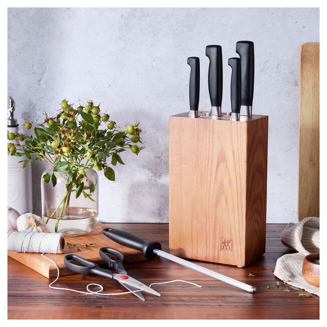 Four Star 7pc Upright Knife Block Set