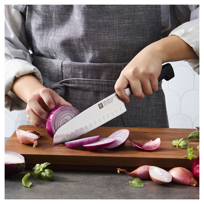 Four Star 7" Hollow Edge Santoku Knife