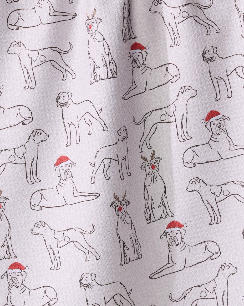 Festive Bulldogs Tea Towel - Holiday 2026