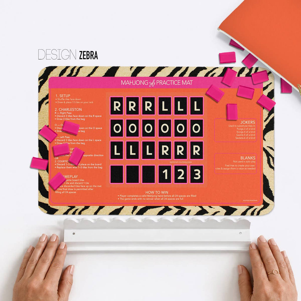 Mahjong Practice Mats, Neoprene, Solo, Mix-n-Match Designs
