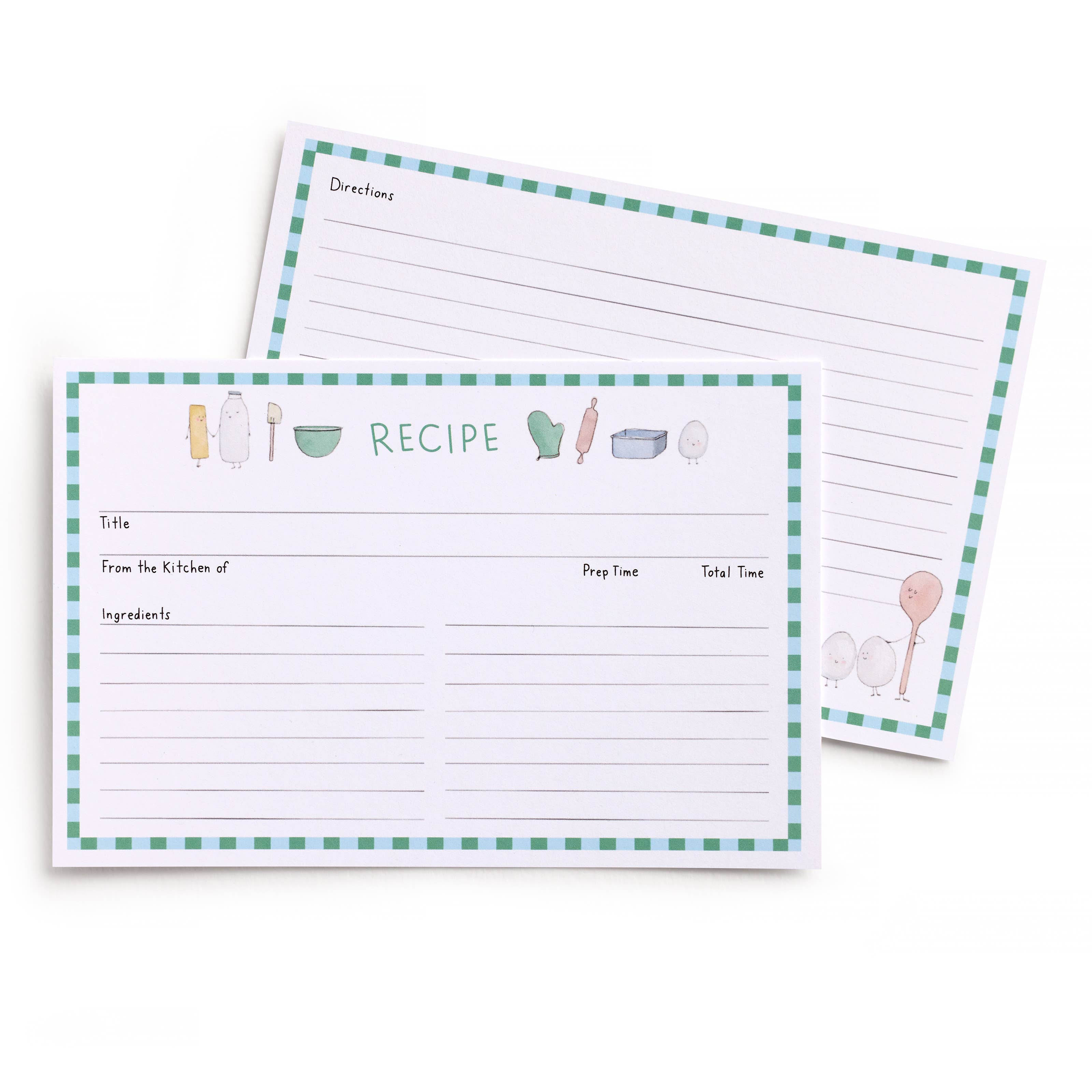 Dessert First Recipe Card Set