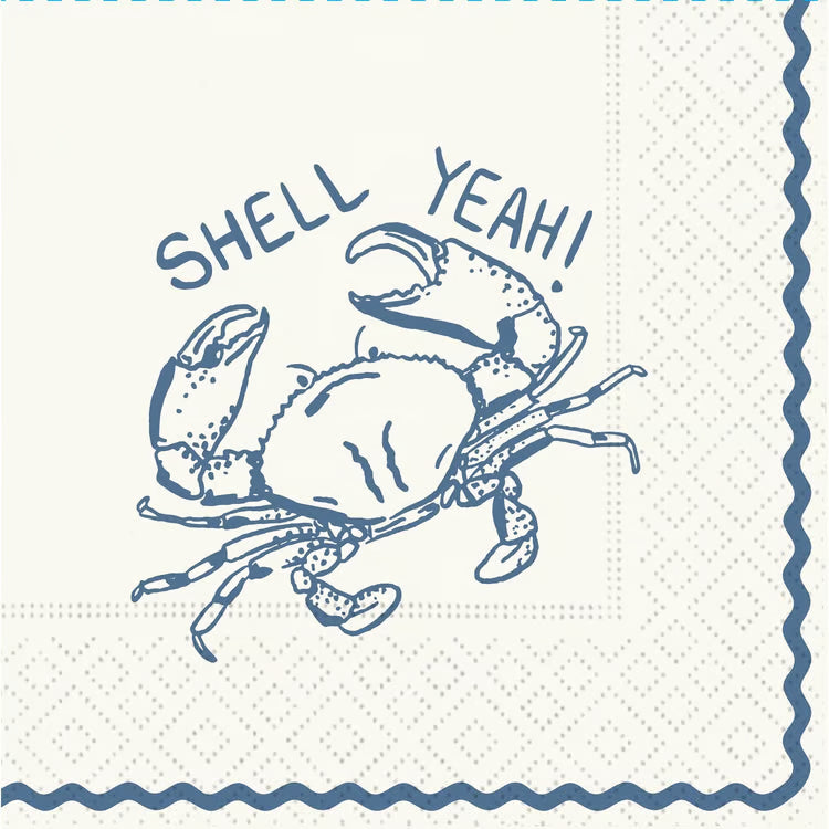 Shell Yeah Cocktail Napkin