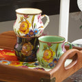 Floral Enamel Mug : White Flower Market
