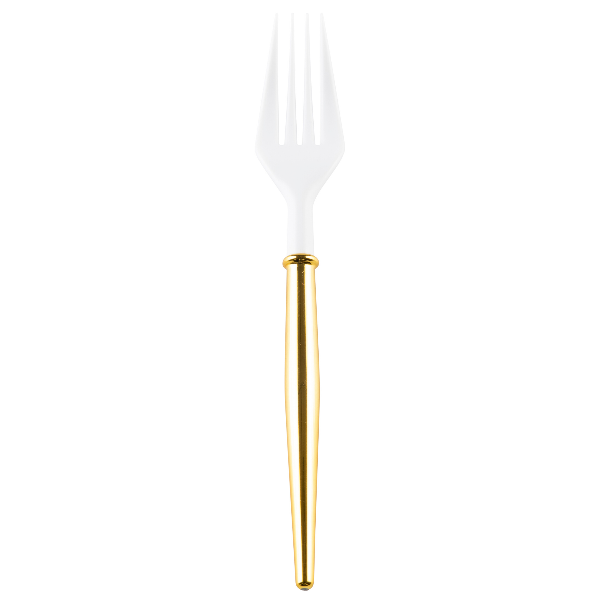 Gold Bella Plastic 6" Cocktail Forks/12pc