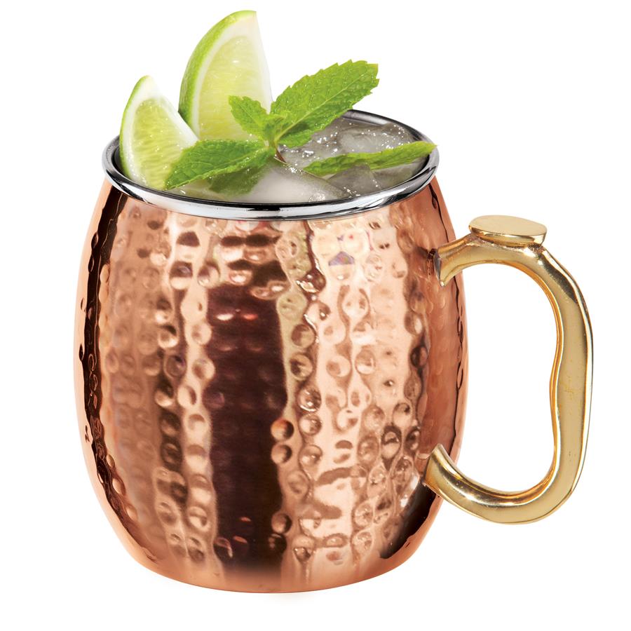 Hammered Copper Plated / Stainless Steel Moscow Mule